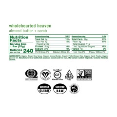 Gomacro Carob Almond Macrobars (12x2 OZ)