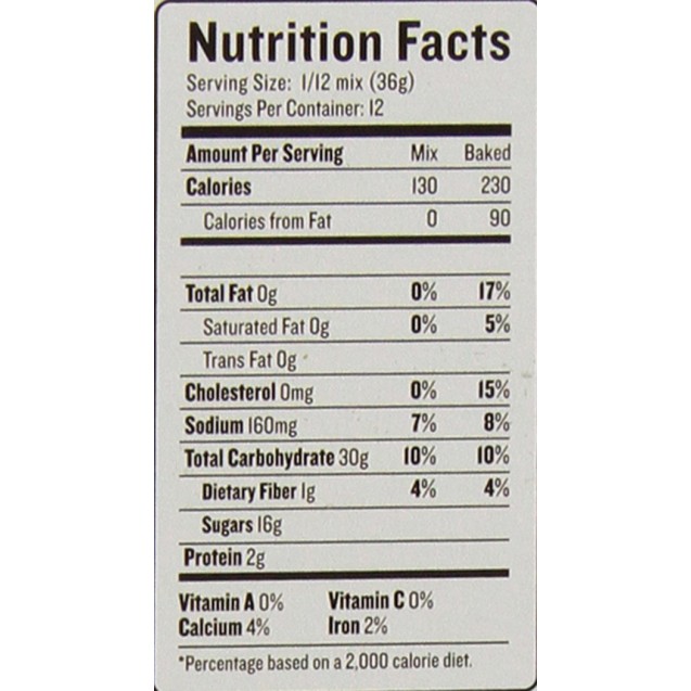 Madhava Organic Super Yummy Cake Mix With Ancient Grains Yellow (6x15.3 OZ)