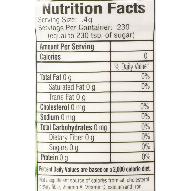 SweetLeaf Organic Stevia Sweetener Shaker (1x3.2 OZ)