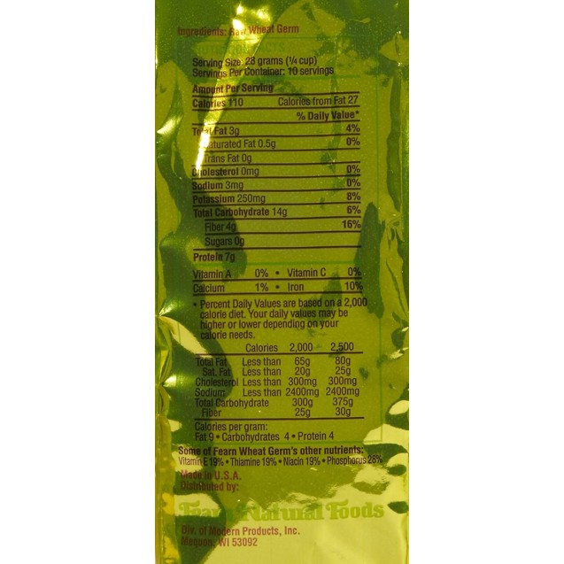 Fearn Naturefresh Raw Wheat Germ (12x10Oz)