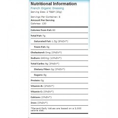 Organicville French Dressing (6x8 Oz)