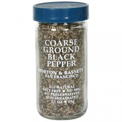 Morton & Bassett Organic Coarse Ground Black Pepper (3x1.8 OZ)