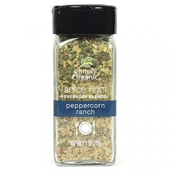 Simply Organic Organic Spice Right Everyday Blends, Pepperconrn Ranch (6X2.5 OZ)