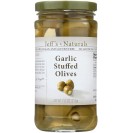 Jeff's Naturals Garlic Stfd Olives (6x7.5OZ )