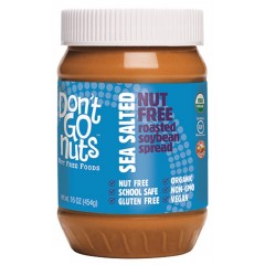 Don't Go Nuts Nut Free Organic Soy Butter, Lightly Sea Salted (6x16 OZ)