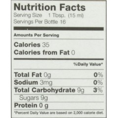 Flavorganics Hazelnut Syrup (1x8.5 Oz)