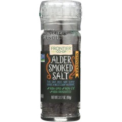 Frontier Natural Products Alder Smoke Salt,Grinder (6x3.2 Oz)