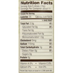 Natural Value Pitted Medium Black Olives (12x6Oz)