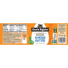 Once Again Almond Butter Crnchy Ns (12x16OZ )