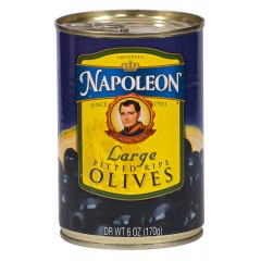Napoleon Black Pitted Olives (12x6Oz)