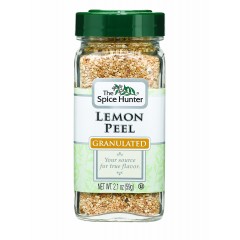 Spice Hunter Lemon Peel, Granulated (6x2.1Oz)