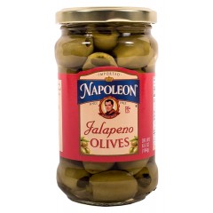 Napoleon Jalapeno Stuffed Olives (12x6.5Oz)