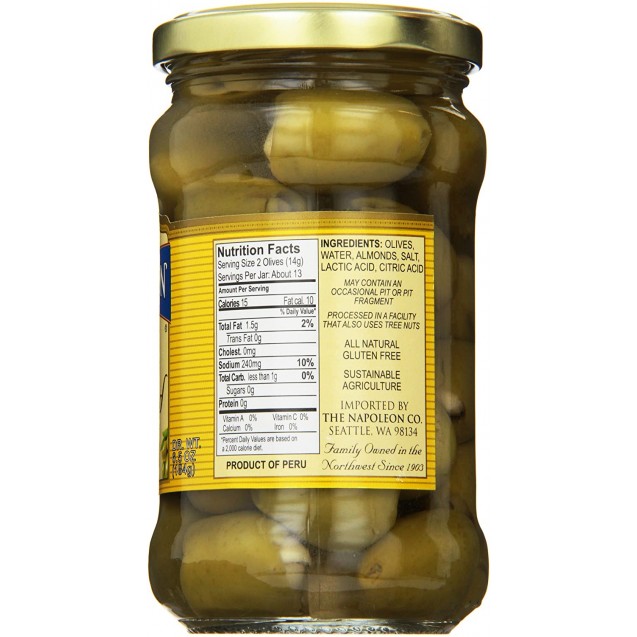 Napoleon Co. Almond Stuffed Olives (12x6.5Oz)