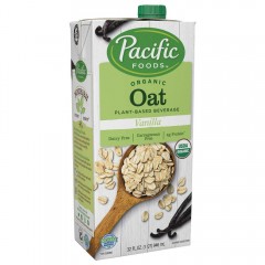Pacific Natural Naturally Oat Vanilla Beverage (12x32 Oz)