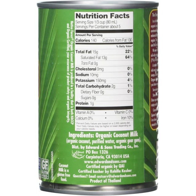 Native Forest Coconut Milk (12x13.5 Oz)