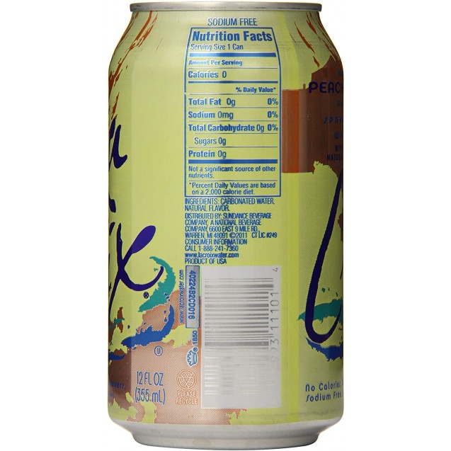 Lacroix Sparkling Water Pch/Pear (2x12Pack )
