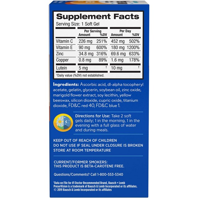 PreserVision AREDS Lutein, 120 ct