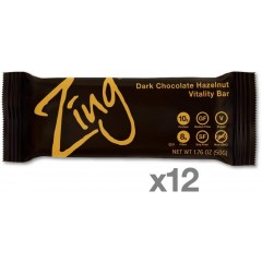 Zing Dark Chocolate Hazelnut Bar (12x1.76OZ )