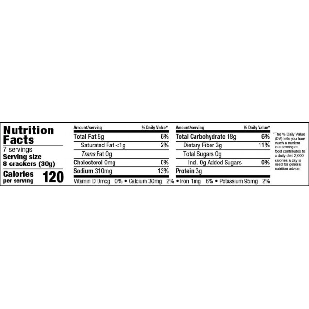 Sesmark Foods Original Sesame Thins (12x7 Oz)