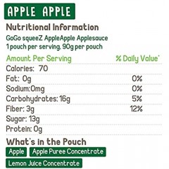 Gogo Squeez Og1 Apple (12x4Pack)