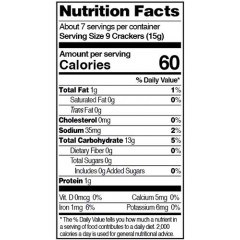 Edward & Sons Onion Garlic Fat Free Snaps (12x3.5 Oz)