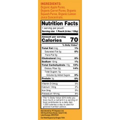 Peter Rabbit Organics Carrot, Squash & Apple Snack (10x4.4 Oz)