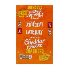 Late July Bite Size Cheddar Cheese Sack (4x8x1 Oz)