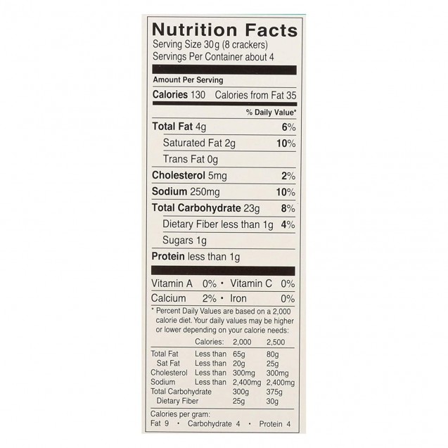 Glutino Vegetable Crackers (6x 4.4 Oz)