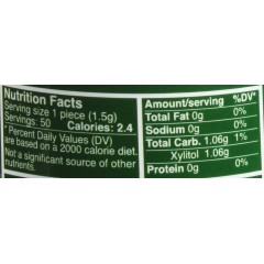 Epic Dental Xylitol Gum Spearmint (1x50 CT)