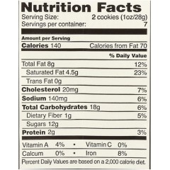 Tate's Bake Shop Double Chocolate Chip Cookie GF (12x7OZ )