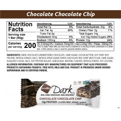 Nugo Dark Chocolate Chocolate Chip Bar (12x50 GM)