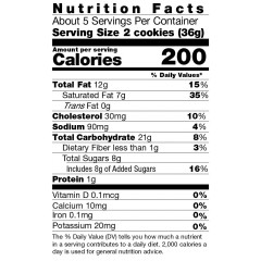 Pamelas Pecan Shortbread Wheat Free/Gluten Free