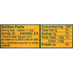 Epic Dental Xylitol Fresh Fruit Gum (1x50 Ct)