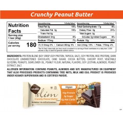 NuGO Slim Crunchy Peanut Butter Bar (12x1.59 Oz)