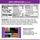Kind Gran Bar, Maple Pmkn Sd W/Sslt (8/5x1.2 OZ)