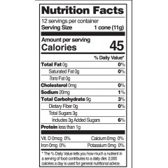 Let's Do...Orgainc Sugar Cones (12x4.6OZ )