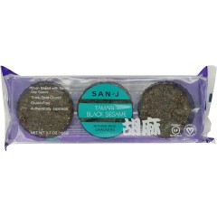 San-J Black Sesame Brown Rice Crackers (12x3.7 Oz)