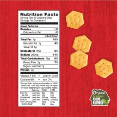 Annie's Homegrown Butter Bunny Rice Cracker (12x6.5 Oz)