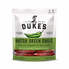Duke's Smoked Shorty Sausages Hatch Green Chile (8x5 OZ)