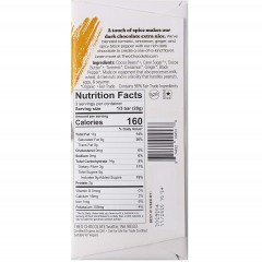 Theo Chocolate Ginger, Dark Chocolate 70% (12x3 OZ)