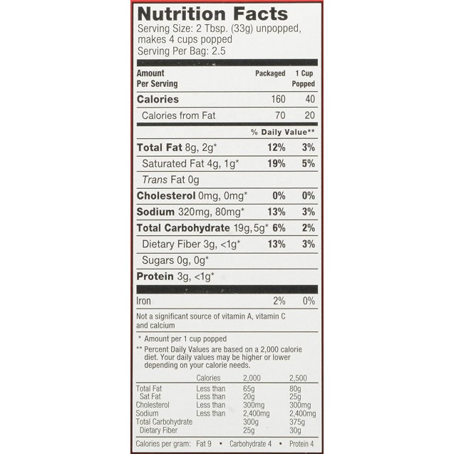 Golden Fluff Popcorn Microwave (12x9OZ )