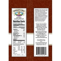 Newman's Own Organics Oatmeal Chocolate Chip (6x7 Oz)
