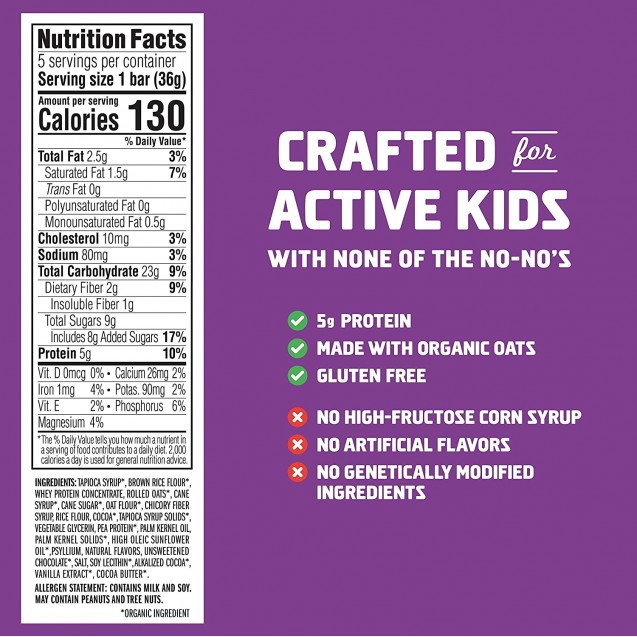 Clif Kid Zbar Protein Chocolate Chip (6x5 PACK)