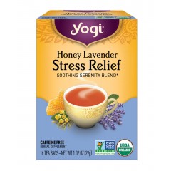 Yogi Teas Honey Lavender Stress Relief Tea (6x16 Bag)