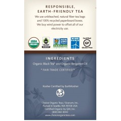 Choice Organic Teas Earl Grey (6x16 Bag)