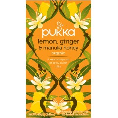 Pukka Herbs Og2 Lemon Ginger Honey Tea (6x20BAG)