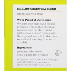 Bigelow Green Tea with Mint (6x20 EA)