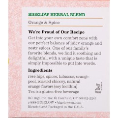 Bigelow Orange & Spice Herb Tea (6x20 Bag)