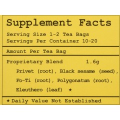 Health King Hair Regeneration Herb Tea (1x20 Tea Bags)