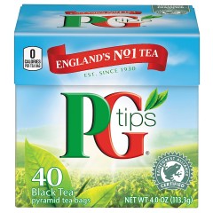 Pg Tips Pyramid Black Tea 40 Ct (6x4.4 Oz)